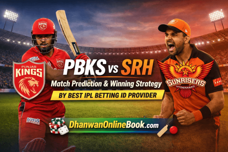PBKS vs SRH Match Prediction & Winning Strategy by Best IPL Betting ID Provider in 2026