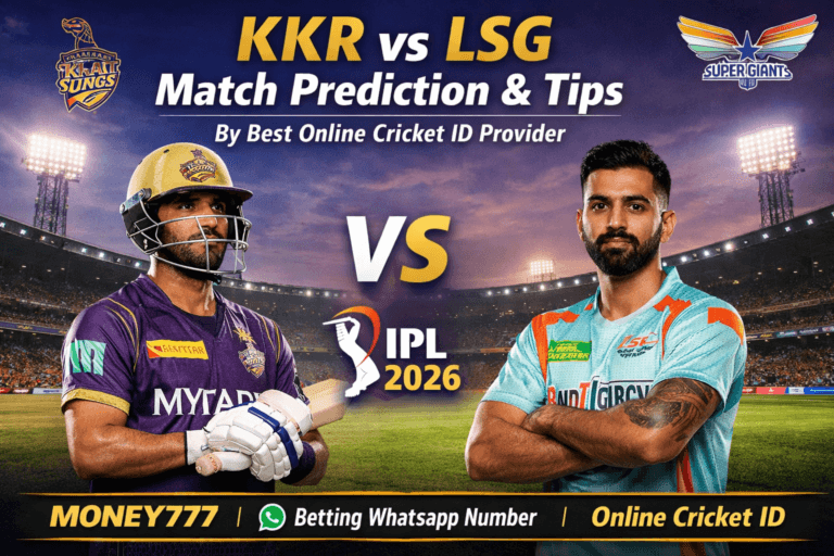 KKR vs LSG Match Prediction & Tips by Online Cricket ID Provider