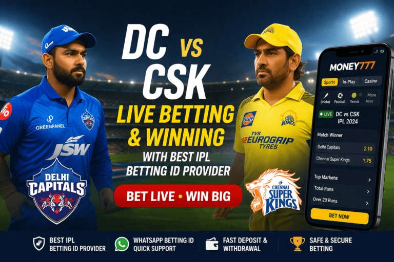DC vs CSK Live Betting & Winning with Best IPL Betting ID Provider